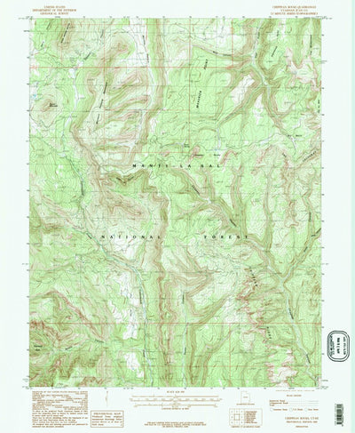 United States Geological Survey Chippean Rocks, UT (1985, 24000-Scale) digital map
