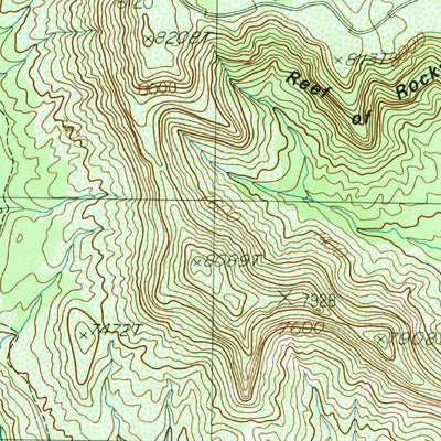 United States Geological Survey Chippean Rocks, UT (1985, 24000-Scale) digital map