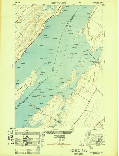 United States Geological Survey Chippewa Bay, NY (1948, 24000-Scale) digital map