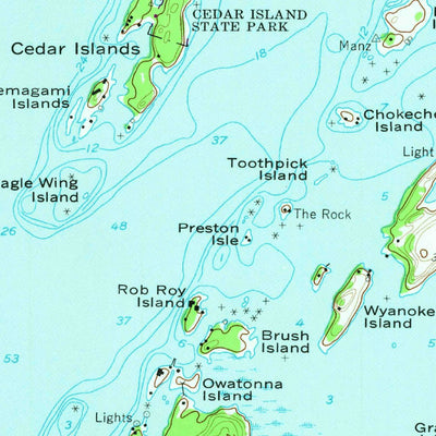United States Geological Survey Chippewa Bay, NY (1958, 24000-Scale) digital map
