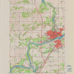 United States Geological Survey Chippewa Falls, WI (1972, 24000-Scale) digital map