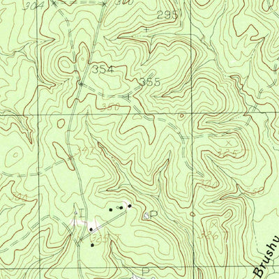 United States Geological Survey Chireno South, TX (1984, 24000-Scale) digital map