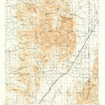 United States Geological Survey Chiricahua, AZ-NM (1917, 125000-Scale) digital map