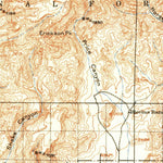 United States Geological Survey Chiricahua, AZ-NM (1917, 125000-Scale) digital map