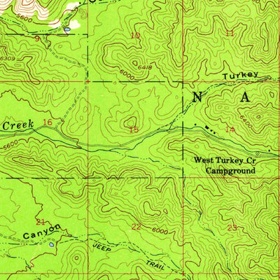 United States Geological Survey Chiricahua Peak, AZ (1958, 62500-Scale) digital map