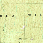 United States Geological Survey Chiricahua Peak, AZ (1986, 24000-Scale) digital map