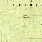 United States Geological Survey Chiricahua Peak, AZ (1986, 24000-Scale) digital map