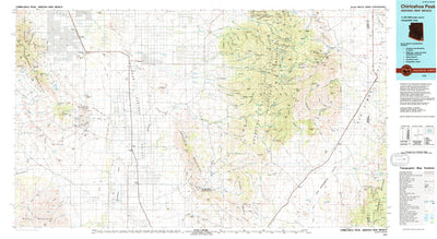 United States Geological Survey Chiricahua Peak, AZ-NM (1994, 100000-Scale) digital map