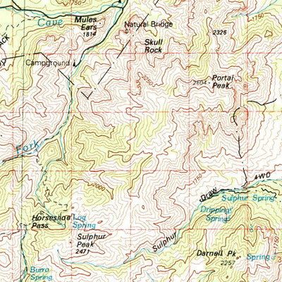 United States Geological Survey Chiricahua Peak, AZ-NM (1994, 100000-Scale) digital map