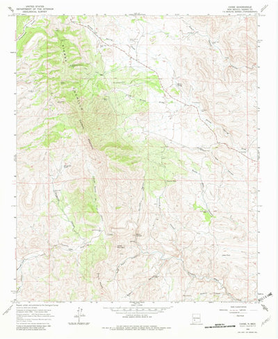 United States Geological Survey Chise, NM (1965, 24000-Scale) digital map