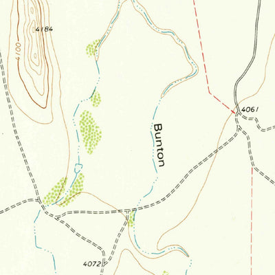 United States Geological Survey Chispa Mountain NE, TX (1978, 24000-Scale) digital map