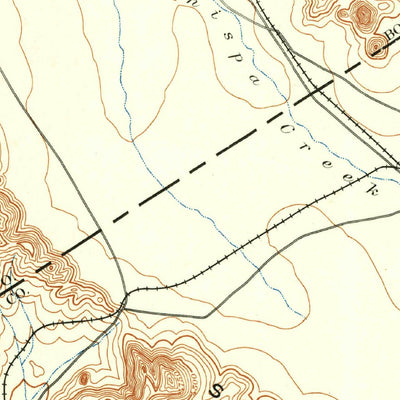 United States Geological Survey Chispa, TX (1892, 125000-Scale) digital map