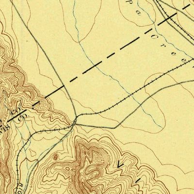 United States Geological Survey Chispa, TX (1895, 125000-Scale) digital map