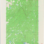 United States Geological Survey Chittamo NE, WI (1971, 24000-Scale) digital map