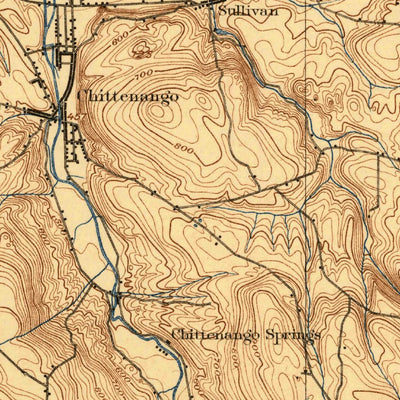 United States Geological Survey Chittenango, NY (1895, 62500-Scale) digital map