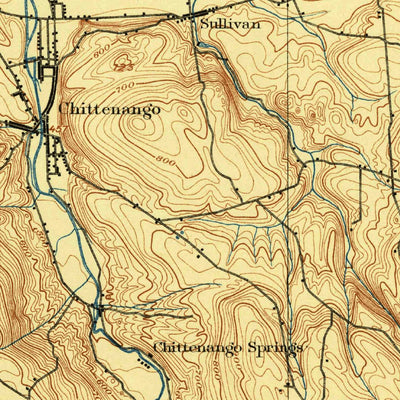 United States Geological Survey Chittenango, NY (1898, 62500-Scale) digital map