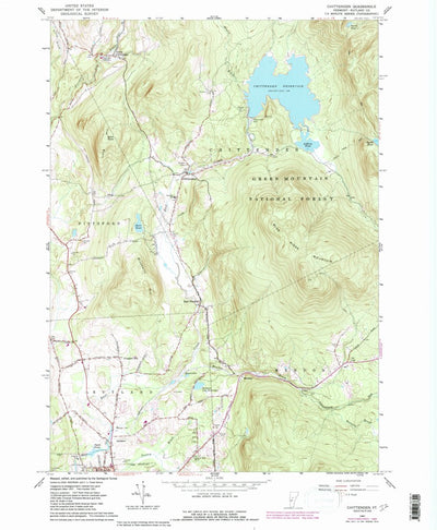 United States Geological Survey Chittenden, VT (1961, 24000-Scale) digital map