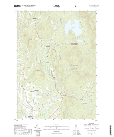 United States Geological Survey Chittenden, VT (2021, 24000-Scale) digital map
