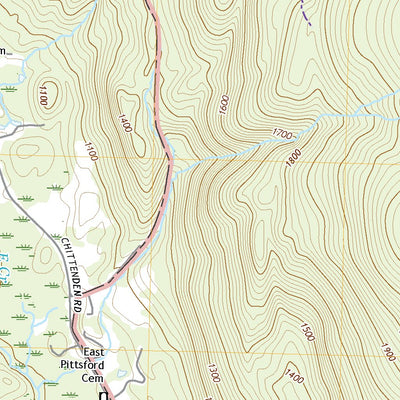 United States Geological Survey Chittenden, VT (2021, 24000-Scale) digital map