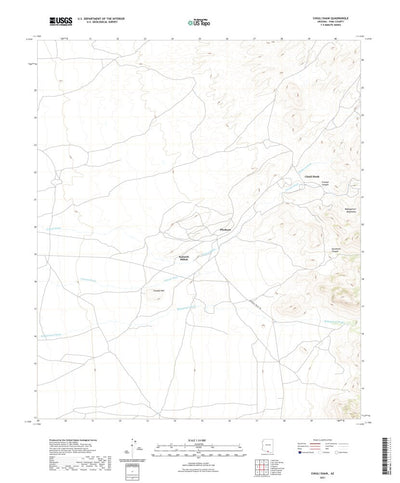United States Geological Survey Chiuli Shaik, AZ (2021, 24000-Scale) digital map