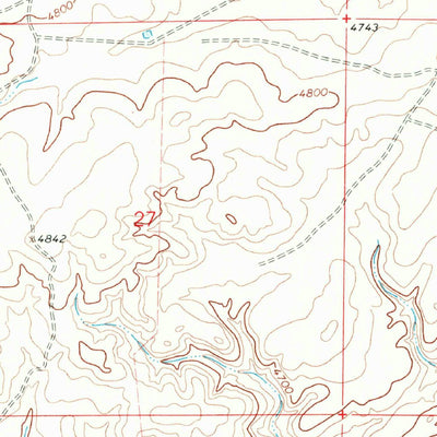 United States Geological Survey Chivata Canyon, NM (1967, 24000-Scale) digital map