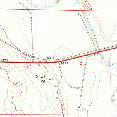 United States Geological Survey Chivington, CO (1968, 24000-Scale) digital map