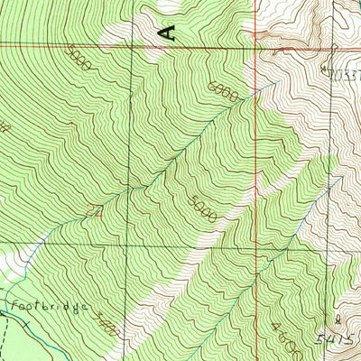 United States Geological Survey Chiwaukum Mountains, WA (1989, 24000-Scale) digital map