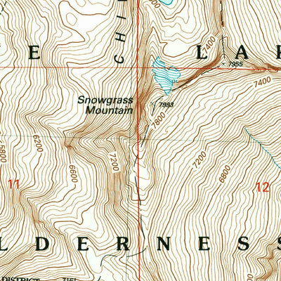 United States Geological Survey Chiwaukum Mountains, WA (2004, 24000-Scale) digital map