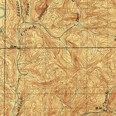 United States Geological Survey Chiwaukum, WA (1904, 125000-Scale) digital map