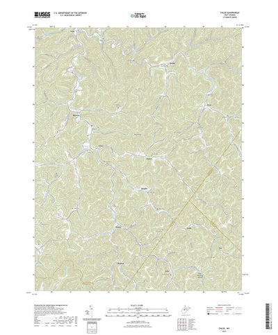 United States Geological Survey Chloe, WV (2023, 24000-Scale) digital map