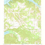 United States Geological Survey Chloeta, OK (1971, 24000-Scale) digital map