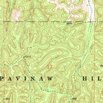 United States Geological Survey Chloeta, OK (1971, 24000-Scale) digital map