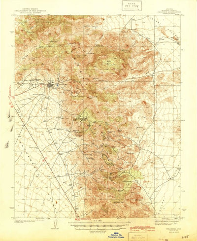 United States Geological Survey Chloride, AZ (1944, 62500-Scale) digital map