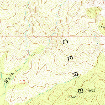 United States Geological Survey Chloride, AZ (1968, 24000-Scale) digital map