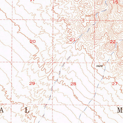 United States Geological Survey Chloride Cliff, CA-NV (1952, 62500-Scale) digital map