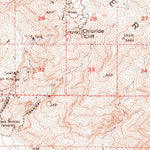 United States Geological Survey Chloride Cliff, CA-NV (1952, 62500-Scale) digital map