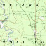 United States Geological Survey Choate, MI (1982, 25000-Scale) digital map