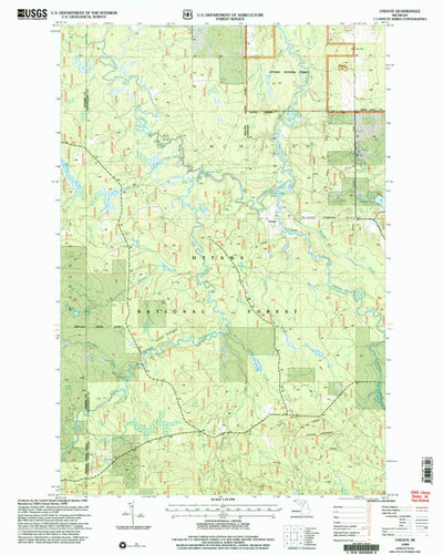United States Geological Survey Choate, MI (1999, 24000-Scale) digital map