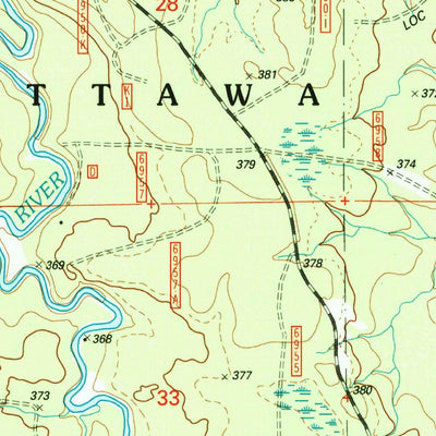 United States Geological Survey Choate, MI (1999, 24000-Scale) digital map