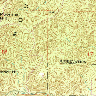 United States Geological Survey Choccolocco, AL (1954, 24000-Scale) digital map