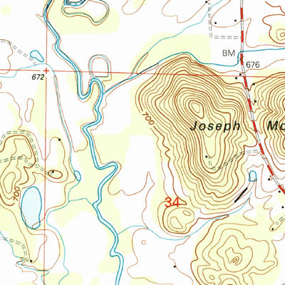 United States Geological Survey Choccolocco, AL (2001, 24000-Scale) digital map