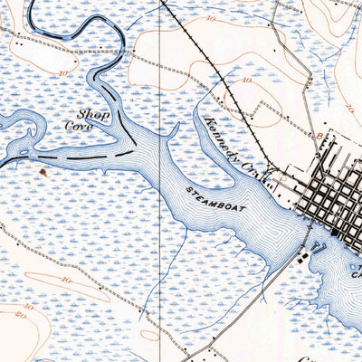 United States Geological Survey Chocowinity, NC (1903, 62500-Scale) digital map