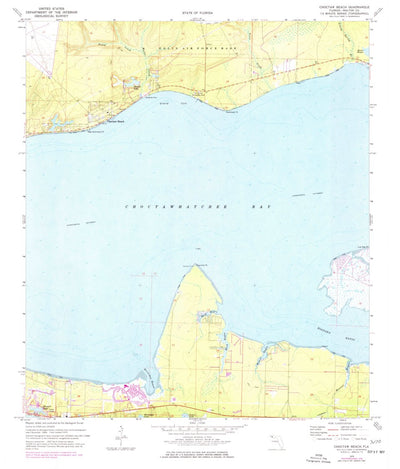 United States Geological Survey Choctaw Beach, FL (1970, 24000-Scale) digital map