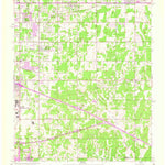 United States Geological Survey Choctaw, OK (1956, 24000-Scale) digital map