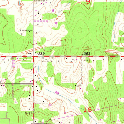 United States Geological Survey Choctaw, OK (1956, 24000-Scale) digital map