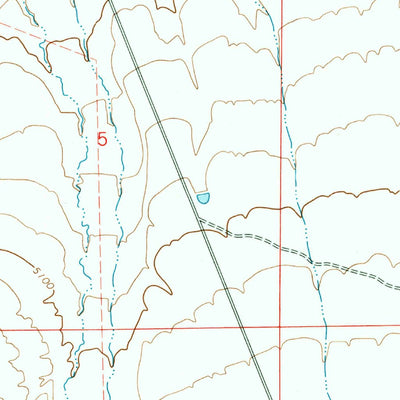 United States Geological Survey Chokecherry Canyon, ID (1968, 24000-Scale) digital map