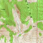 United States Geological Survey Chokecherry Canyon, ID (1968, 24000-Scale) digital map