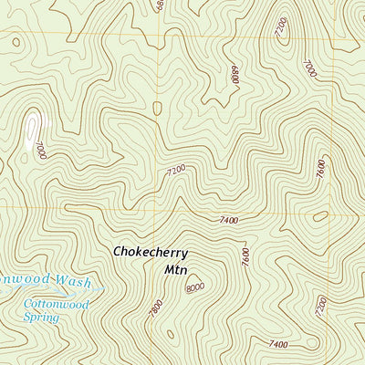 United States Geological Survey Chokecherry Mountain, NV (2021, 24000-Scale) digital map