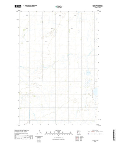 United States Geological Survey Chokio NW, MN (2022, 24000-Scale) digital map