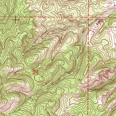United States Geological Survey Cholame Hills, CA (1961, 24000-Scale) digital map